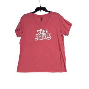 30A Dumpster Diver Life Shines T-Shirt  XL  Recycled Material  Pink